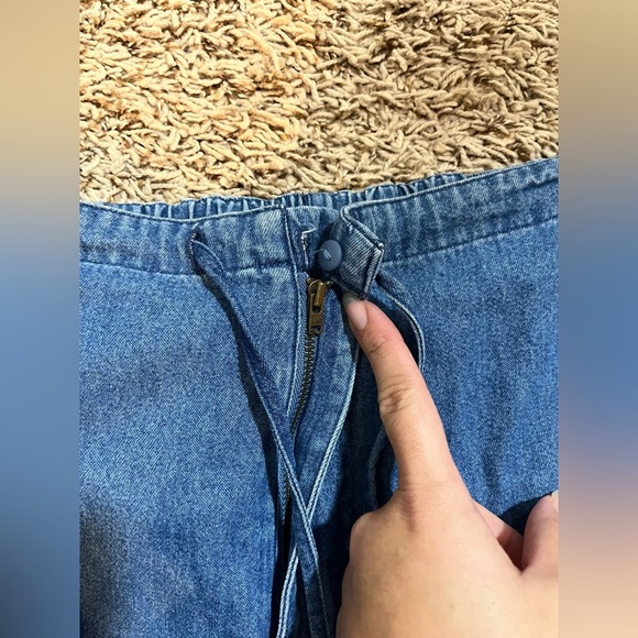 Vintage Shaver Lake Cotton Capri Pants Cinch elastic Waist - Picture 6 of 9